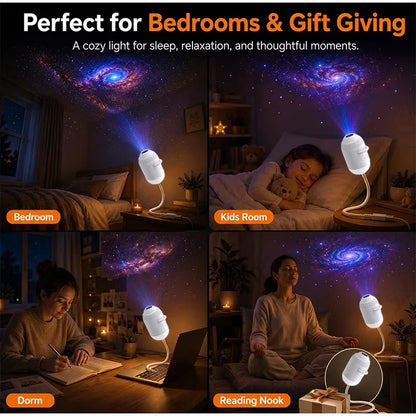 USB Galaxy Projector Night Light