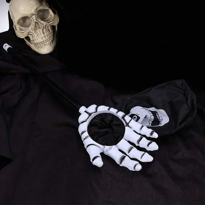 Halloween Trick-or-Treat Candy Bag – Pumpkin & Skull