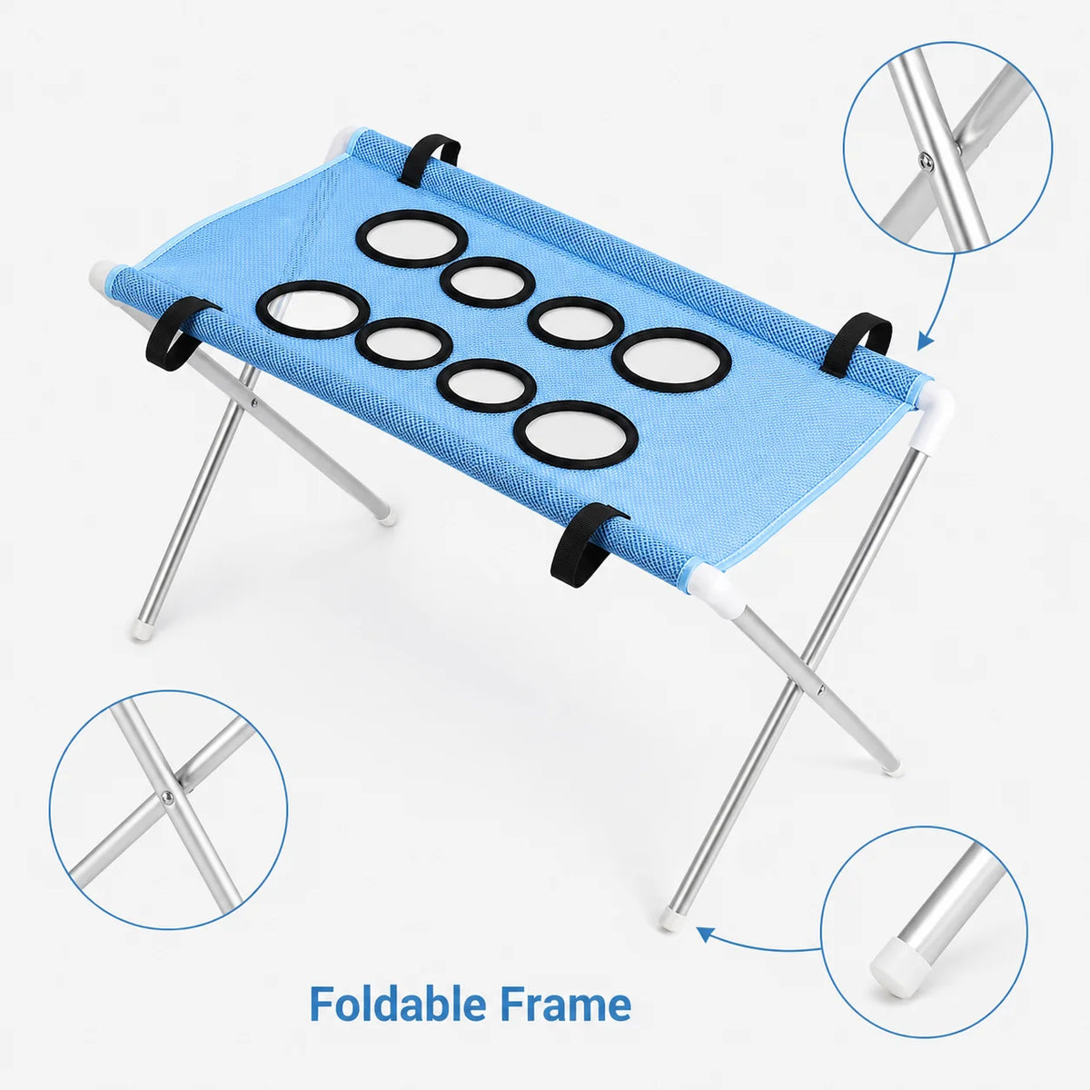 Foldable Pet Bathing Hammock Stand