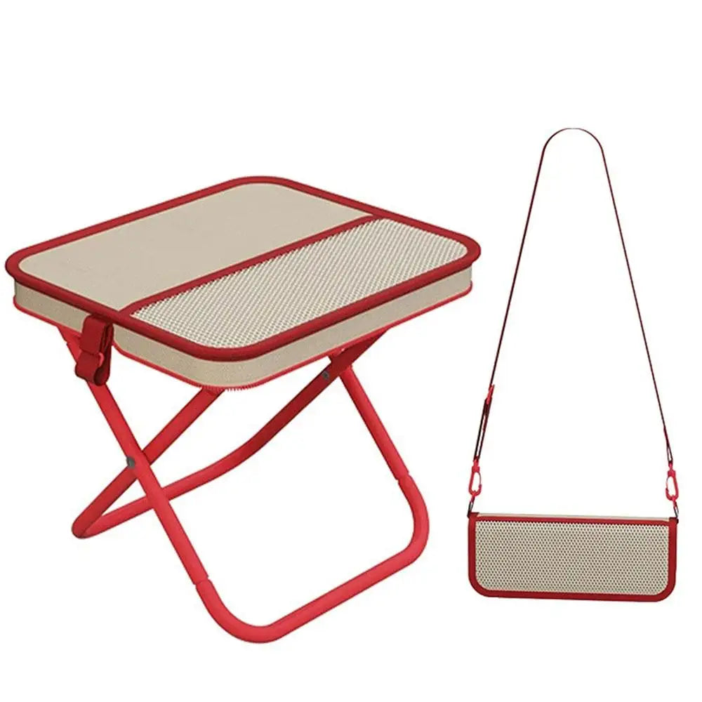 Foldable Outdoor Camping Stool with Shoulder Strap