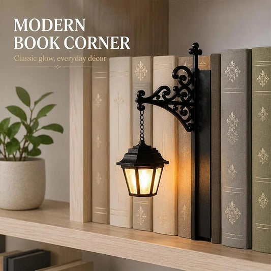 Vintage Bookshelf LED Night Lamp