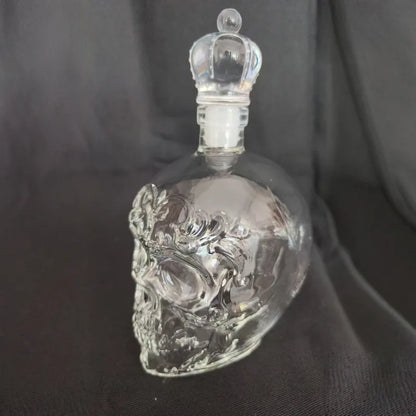 Skull Whiskey Bottle Decanter – 350ml Borosilicate Glass