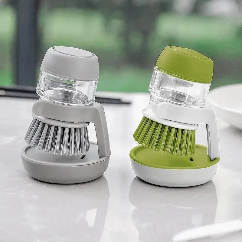 Soap Dispensing Dish Scrub Brush