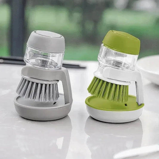 Soap Dispensing Dish Scrub Brush