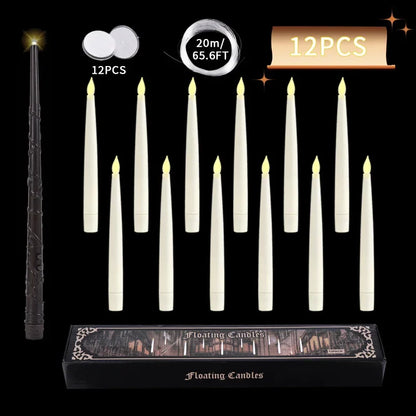 Magic Wand Floating LED Candle Set