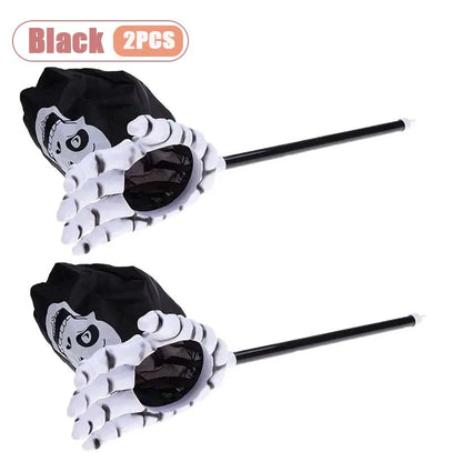 Halloween Trick-or-Treat Candy Bag – Pumpkin & Skull