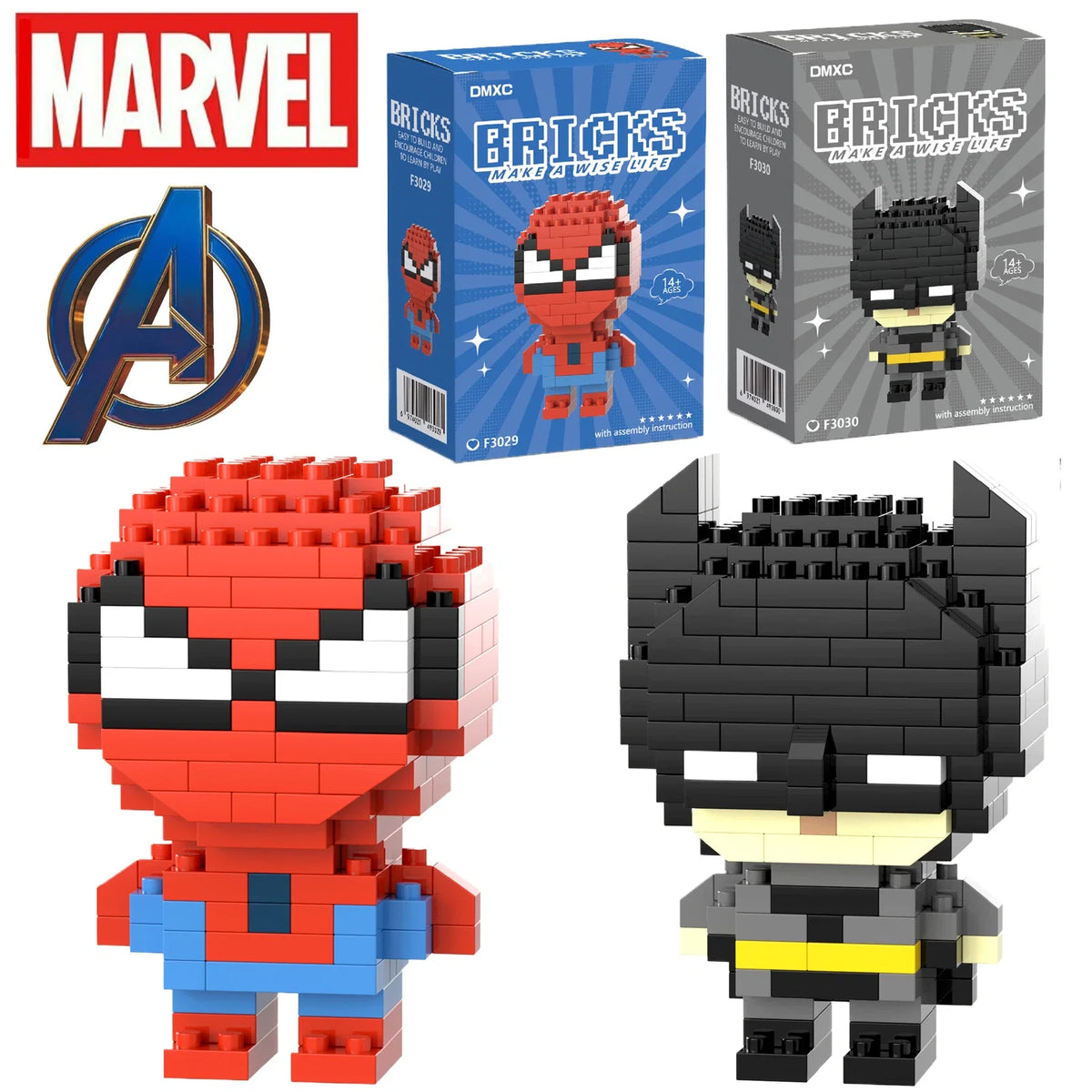Marvel Spider-Man Building Block Figure Set