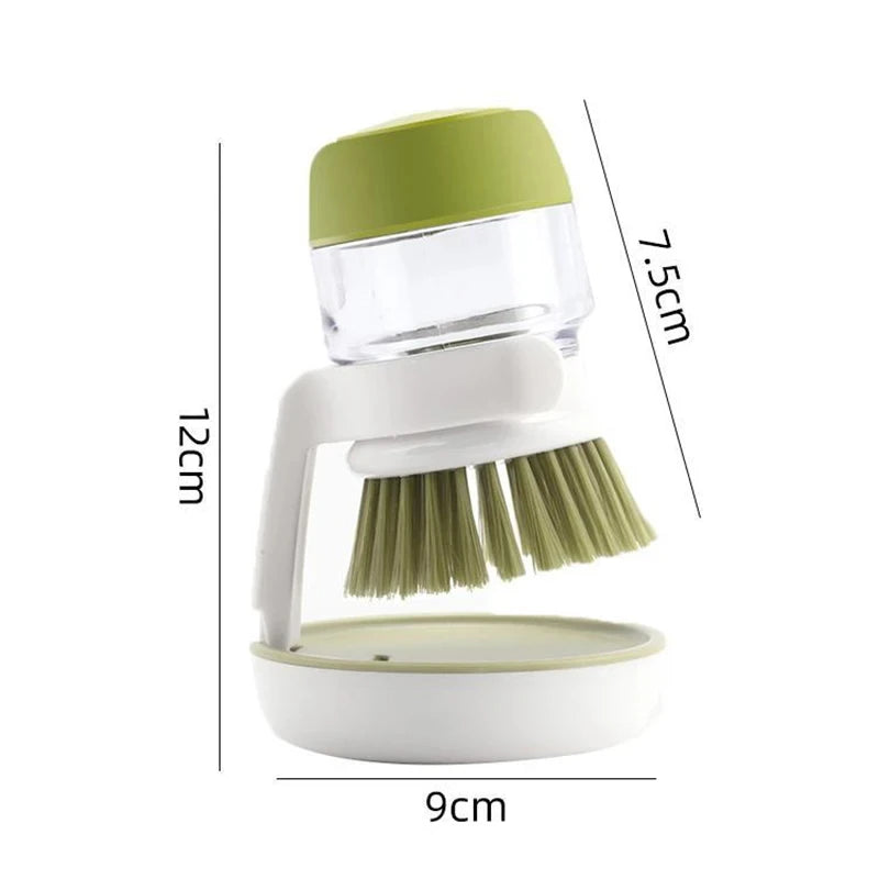 Soap Dispensing Dish Scrub Brush