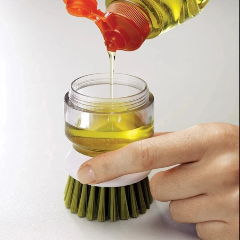 Soap Dispensing Dish Scrub Brush