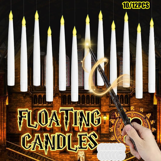 Magic Wand Floating LED Candle Set