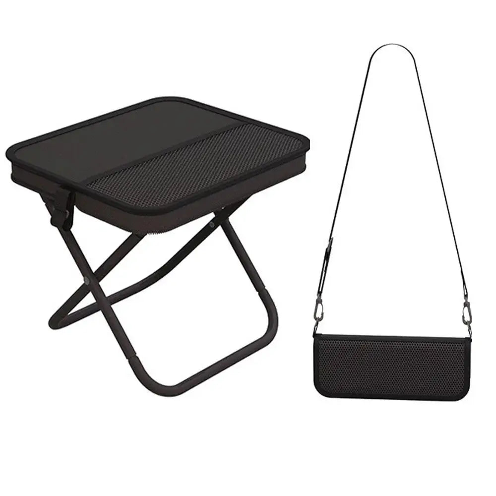 Foldable Outdoor Camping Stool with Shoulder Strap