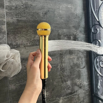 Microphone Shower Head – Novelty Aluminum Handheld