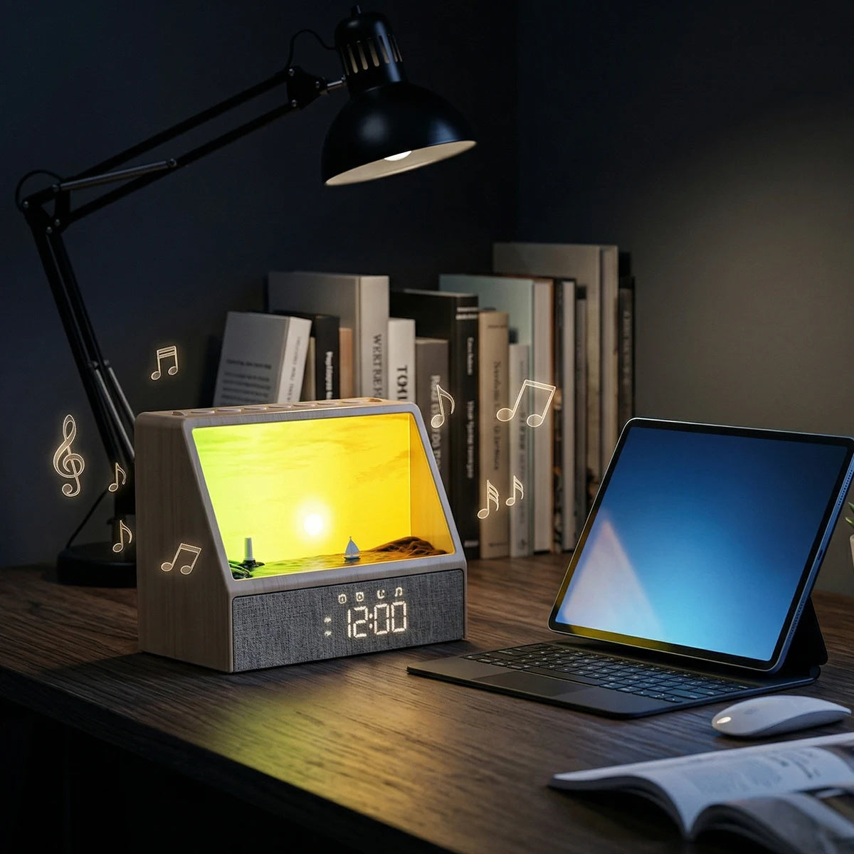 Sunrise Alarm Clock with White Noise
