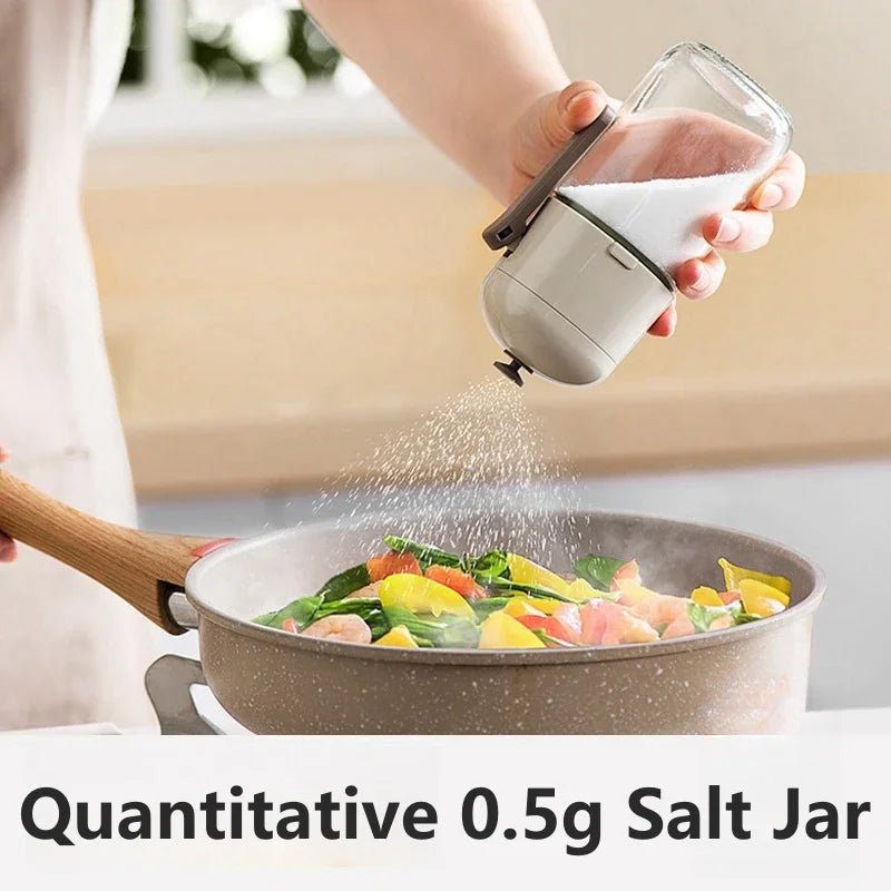 Quantitative Glass Salt Shaker