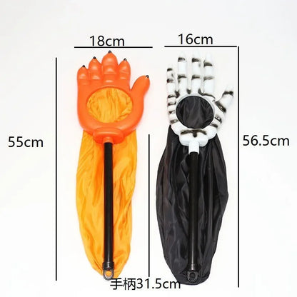 Halloween Trick-or-Treat Candy Bag – Pumpkin & Skull