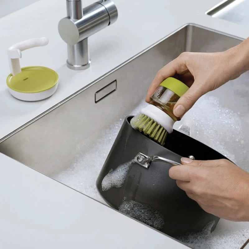 Soap Dispensing Dish Scrub Brush