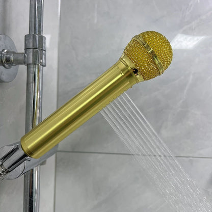 Microphone Shower Head – Novelty Aluminum Handheld