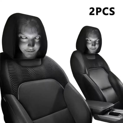 Horror Car Headrest Covers