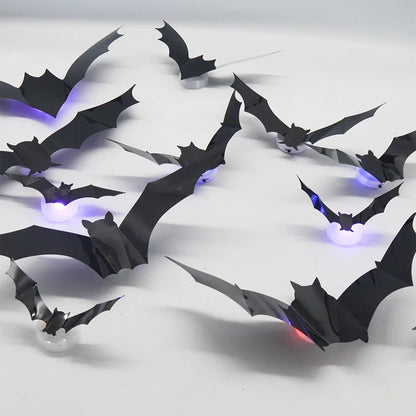 3D Halloween LED Bat Wall Decorations
