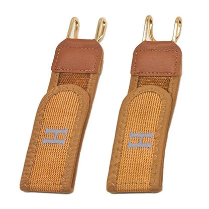 Metal Hook Elastic Canvas Belt