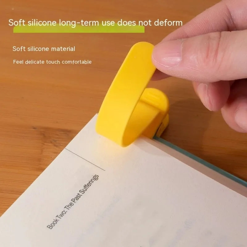 Colorful Silicone Bookmark Set of 3PCS