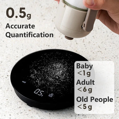 Quantitative Glass Salt Shaker