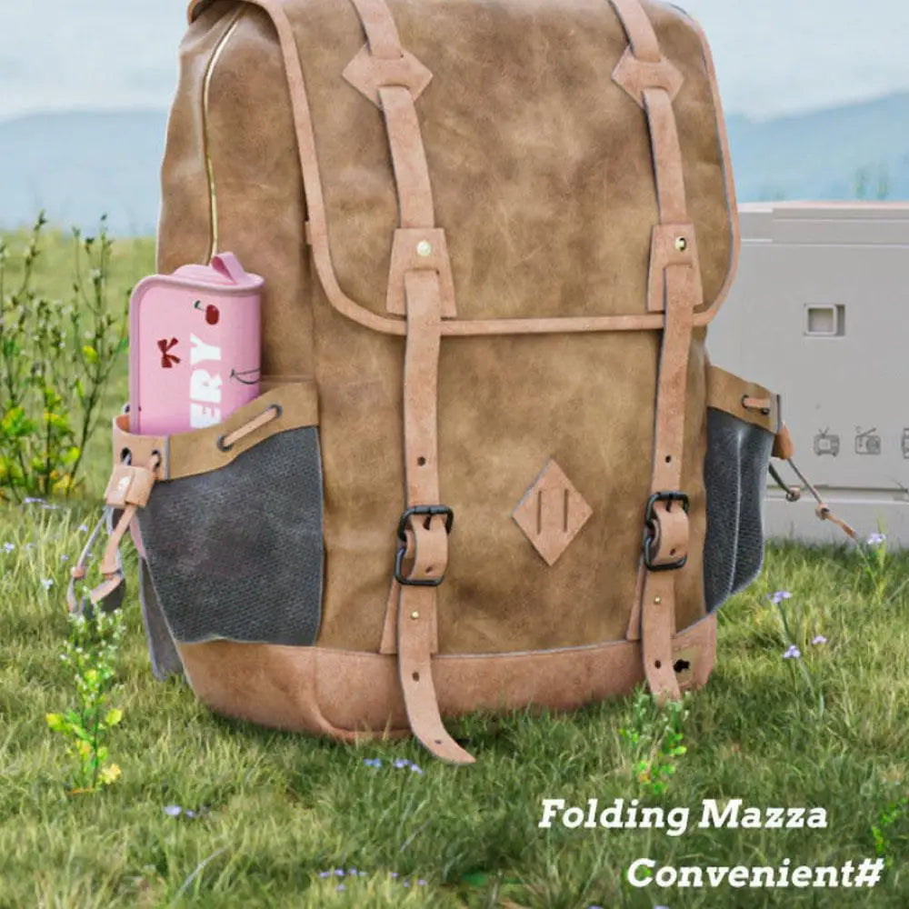 Foldable Outdoor Camping Stool with Shoulder Strap