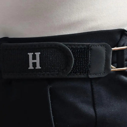 Metal Hook Elastic Canvas Belt
