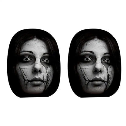 Horror Car Headrest Covers