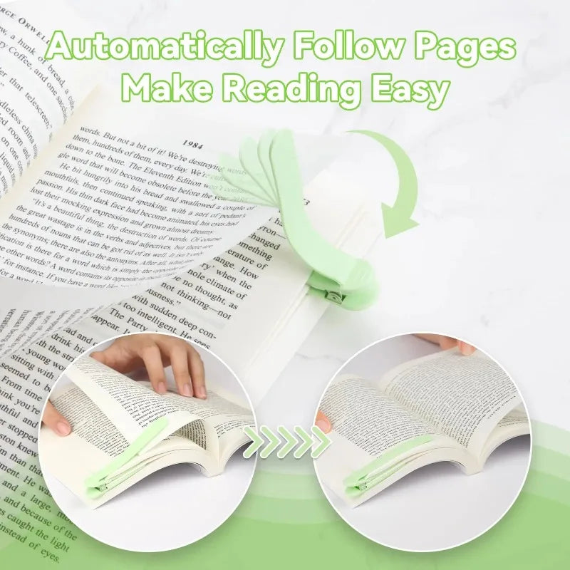 Colorful Silicone Bookmark Set of 3PCS
