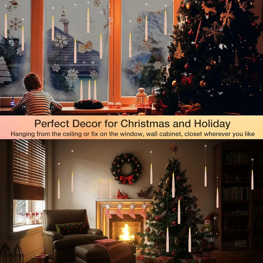 Magic Wand Floating LED Candle Set
