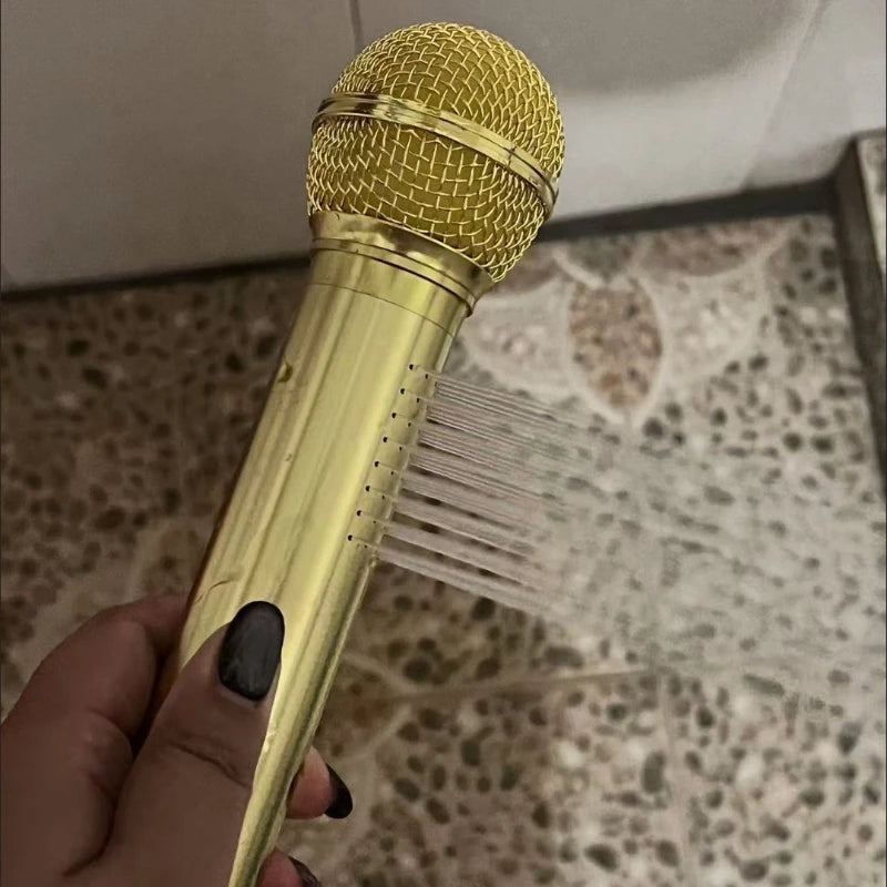 Microphone Shower Head – Novelty Aluminum Handheld