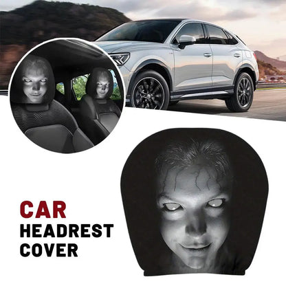 Horror Car Headrest Covers