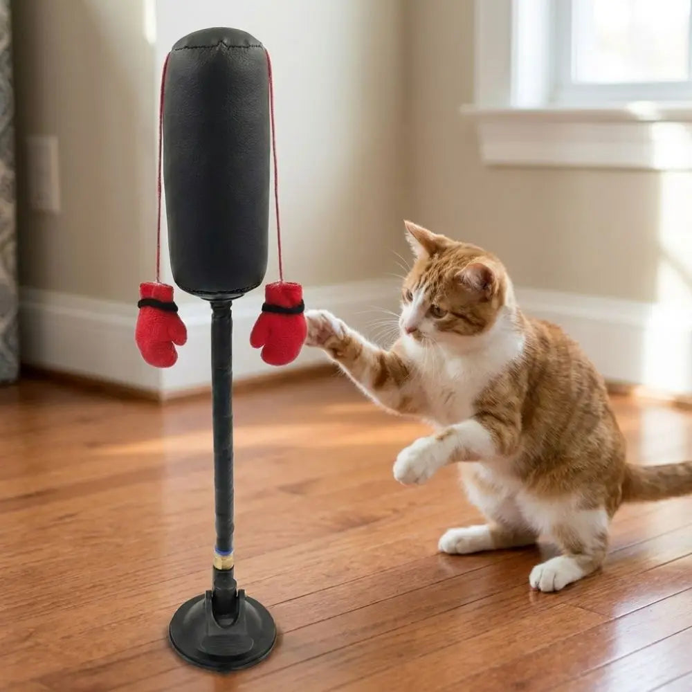 Suction Cup Cat Boxing Toy